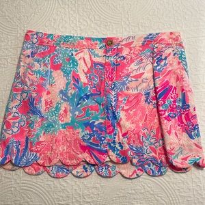 Lilly Pulitzer Skort SIZE 12. Never been dried. Hung dry only. Great condition!